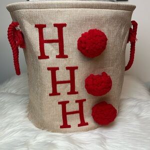 New HoHoHo Canvas Storage Bag, Laundry Bag, Gift Bag